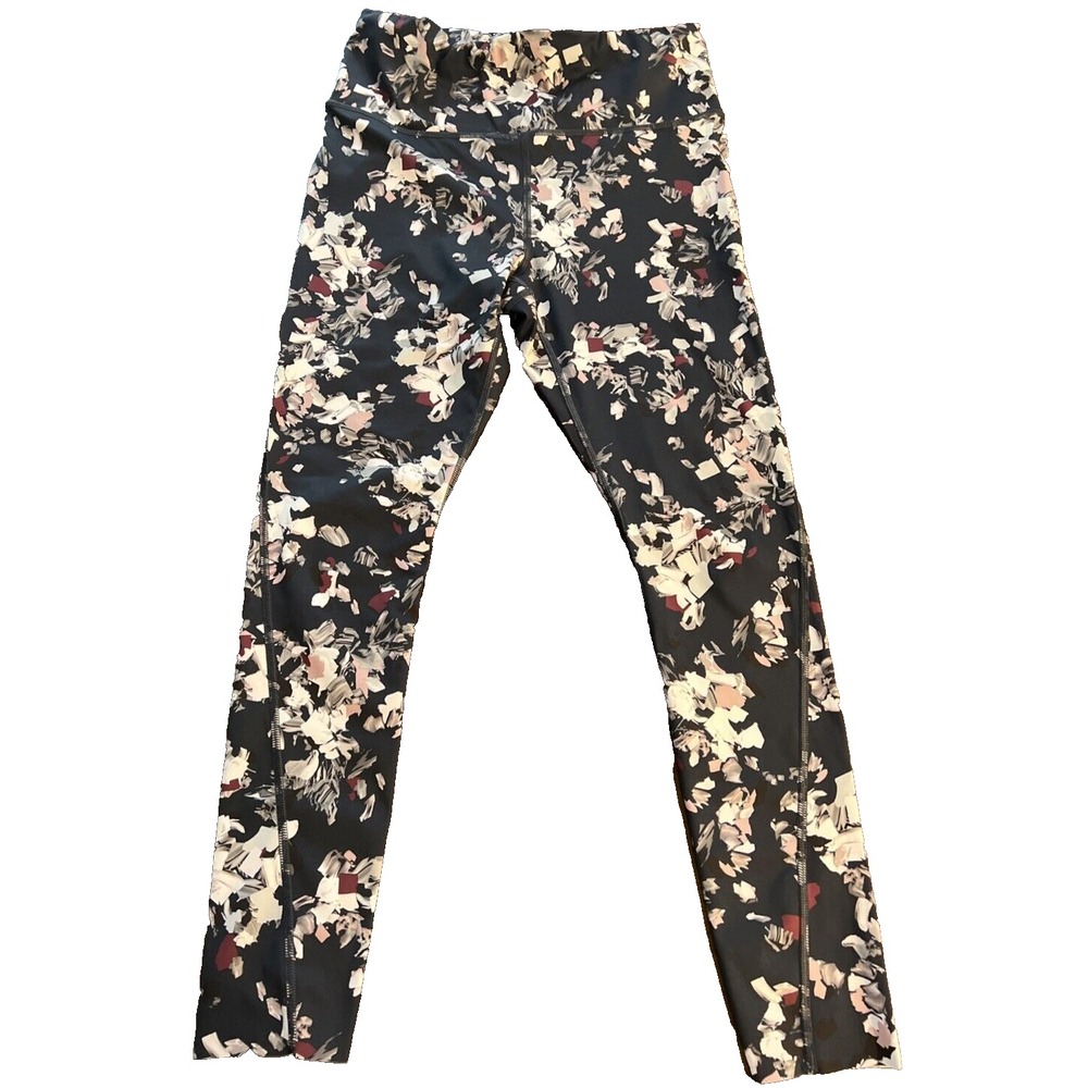 Women's Athleta Sz Small  High Rise 7/8 Tight Legging Challenge Bloom 24" inseam